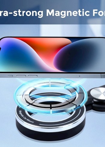 Araba Havalandırma Telefon Tutucu Siyah - Görsel 3