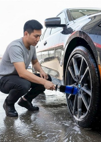 Koyu Mavi Temizlik Fırçası - Görsel 4