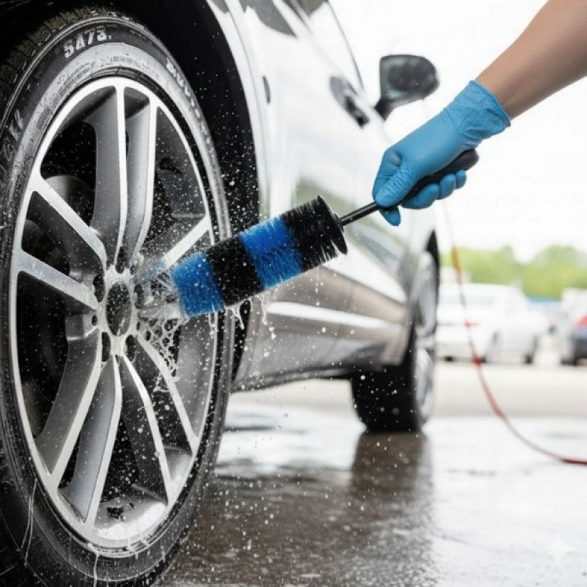 Koyu Mavi Temizlik Fırçası - Görsel 2