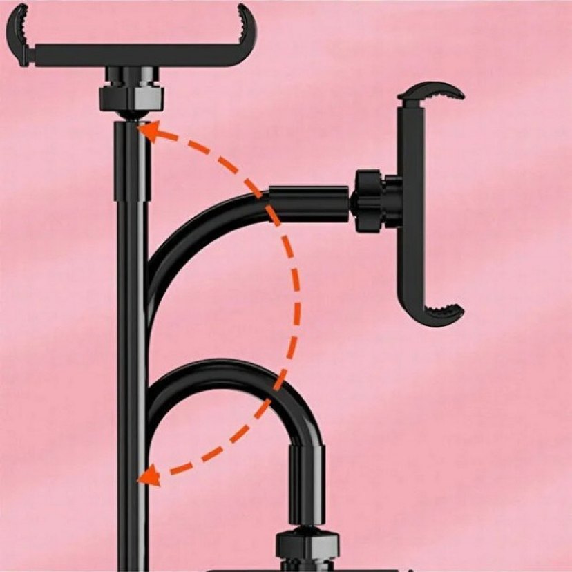 360 DERECE OYNAR MASAÜSTÜ AKROBAT TELEFON TUTUCU - Görsel 5