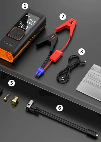 AKIM KORUMALI 4 İN 1 AKÜ TAKVİYE CİHAZI - Görsel 2