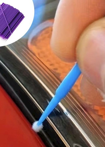 100LÜ MİNİ TEK KULLANIMLIK ARABA RÖTUŞ FIRÇASI - Görsel 7