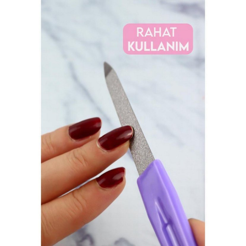 Mor 2'li Manikür Seti - Görsel 2