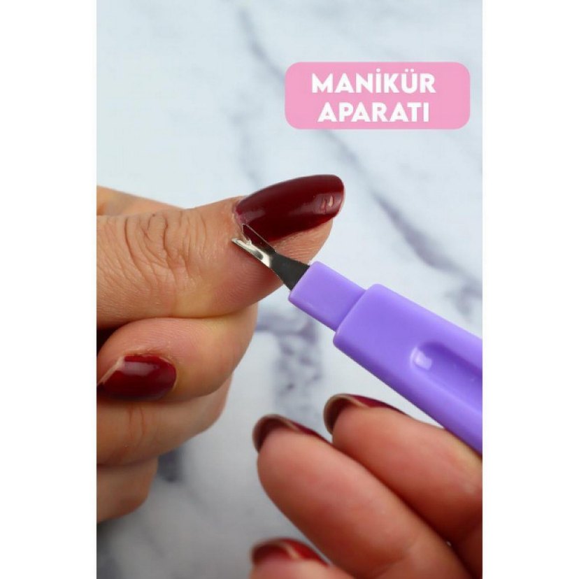 Mor 2'li Manikür Seti - Görsel 5