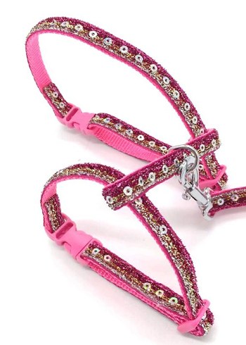 Ayarlanabilir Renkli Kedi Göğüs Tasması Seti - Görsel 2