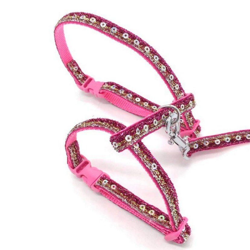 Ayarlanabilir Renkli Kedi Göğüs Tasması Seti - Görsel 2