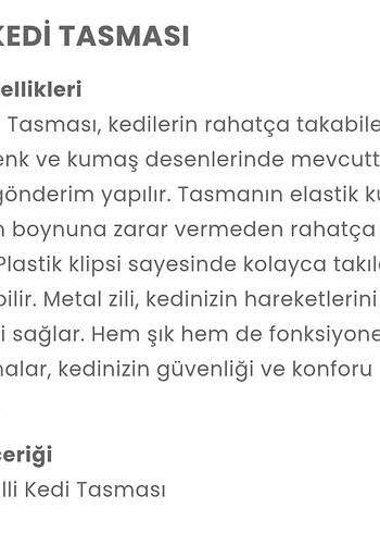 Renkli Ayarlanabilir zilli Kedi Tasması - Görsel 3