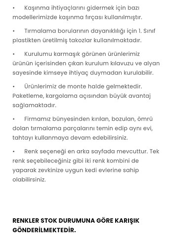 Kedi temalı Tırmalama Tahtası Oyuncağı - Görsel 7