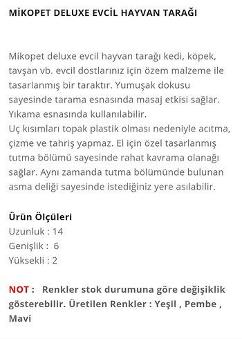 evcil hayvan tarağı - Görsel 4