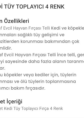 Renkli Kedi Tüy Toplayıcı 4 renk - Görsel 5