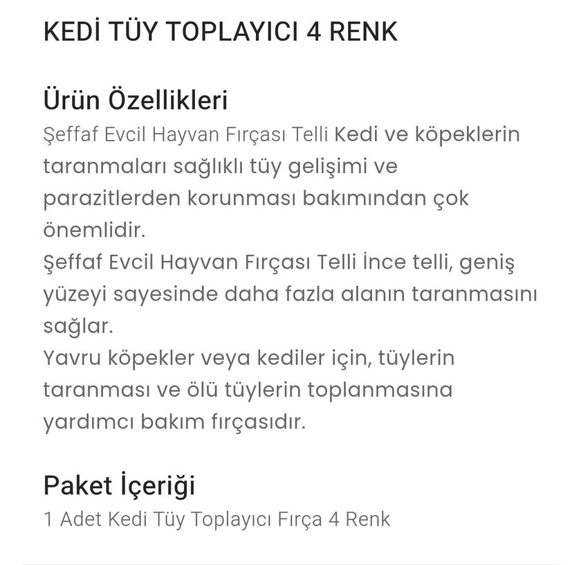 Renkli Kedi Tüy Toplayıcı 4 renk - Görsel 5