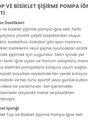 Diğer IBICO Renkli Pompa İğne Seti