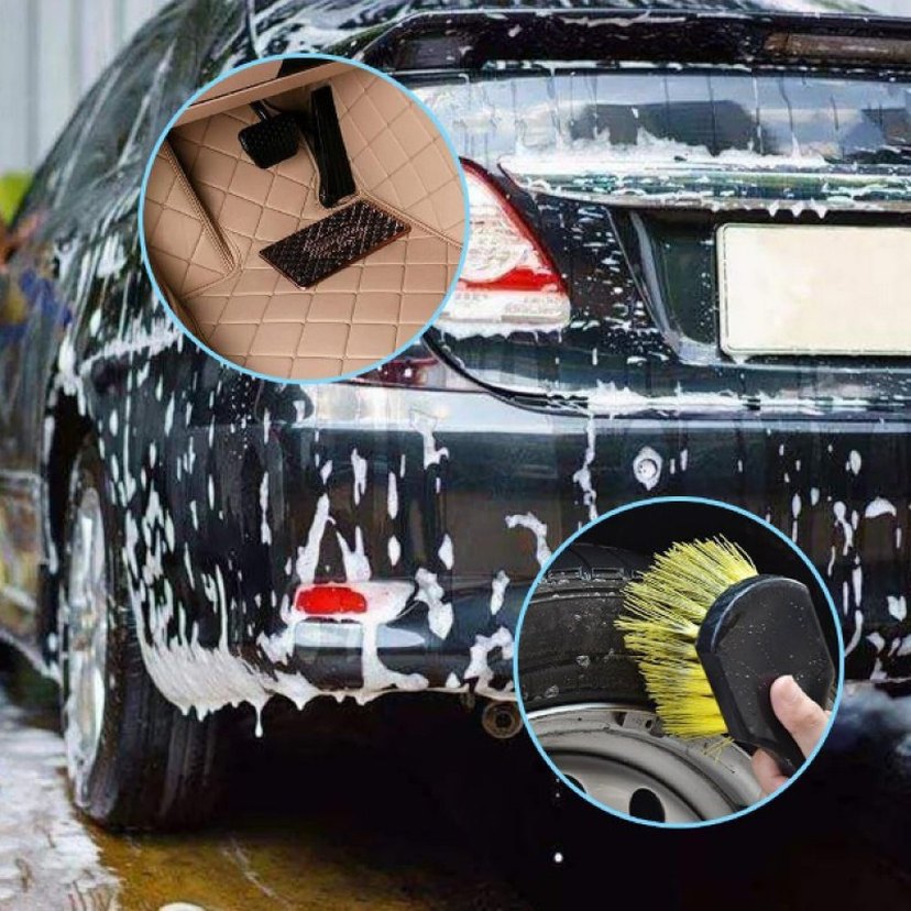 Sarı Jant Temizlik Fırçası - Görsel 4