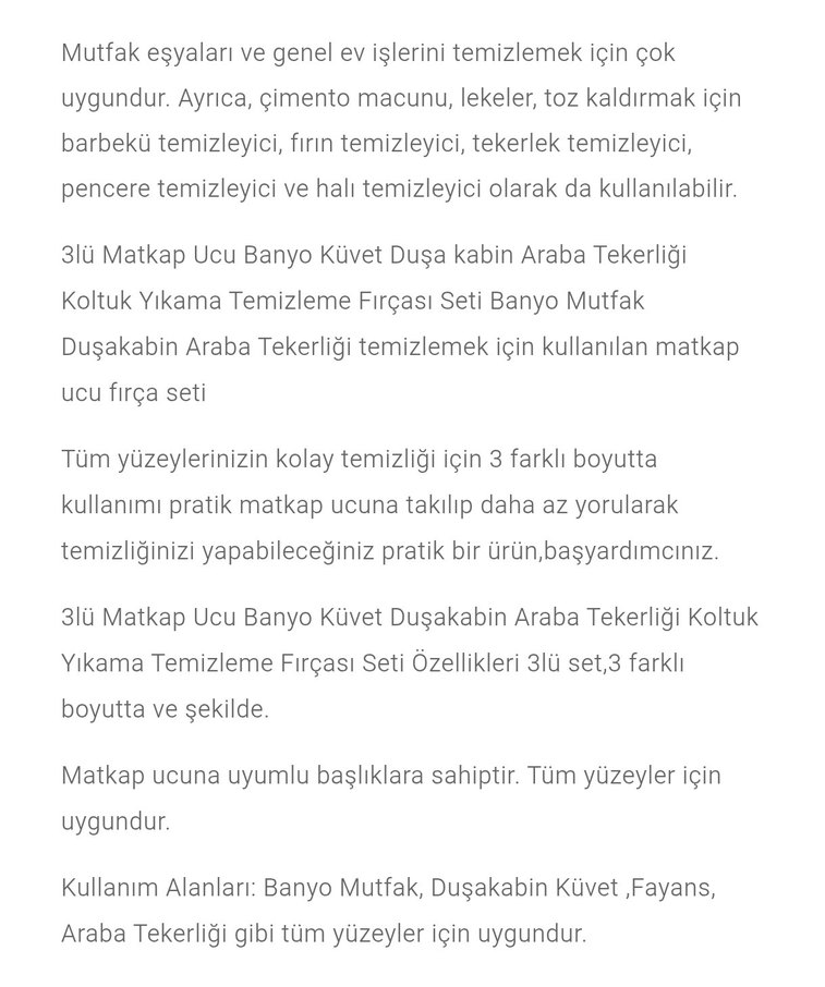 Matkap Ucuna takılan Temizlik Fırçası Seti - Görsel 5