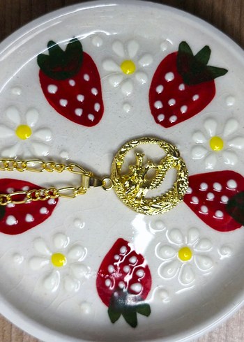 Accessorize Altın Renk Zincir Detaylı Ejderha desenli Bohem Kolye