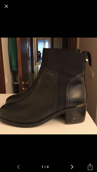 Stradivarius siyah bot