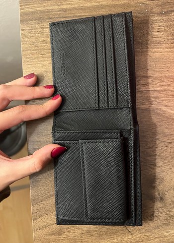 Siyah Erkek Deri Cüzdan - PULL&BEAR - Görsel 3