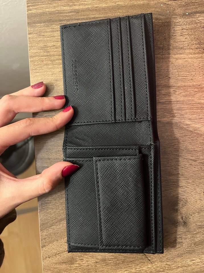 Siyah Erkek Deri Cüzdan - PULL&BEAR - Görsel 3