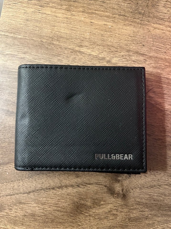 Siyah Erkek Deri Cüzdan - PULL&BEAR - Görsel 2