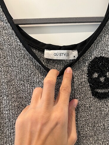 Zara Örgü kumaş dar şık elbise