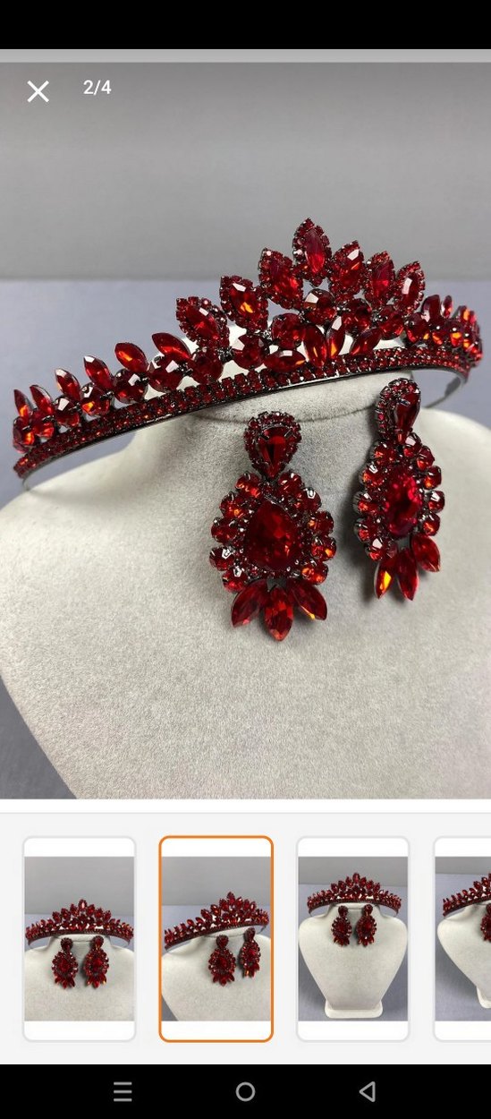 kırmızı kınalik taç  - Görsel 3