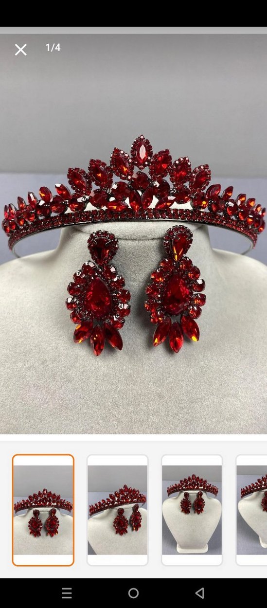 kırmızı kınalik taç  - Görsel 4