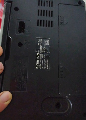 Kırmızı Renkli Müzik Sistemi - Görsel 5