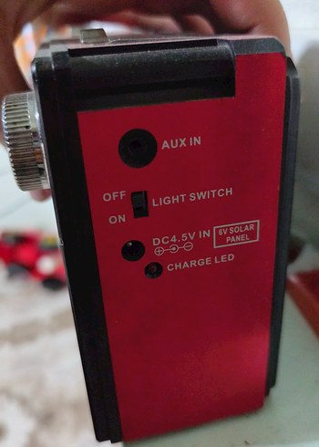 Kırmızı Renkli Müzik Sistemi - Görsel 4