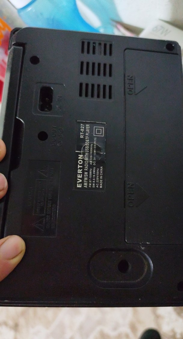 Kırmızı Renkli Müzik Sistemi - Görsel 5