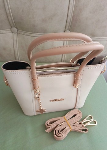 Bej Deri Kadın Çanta - Görsel 2