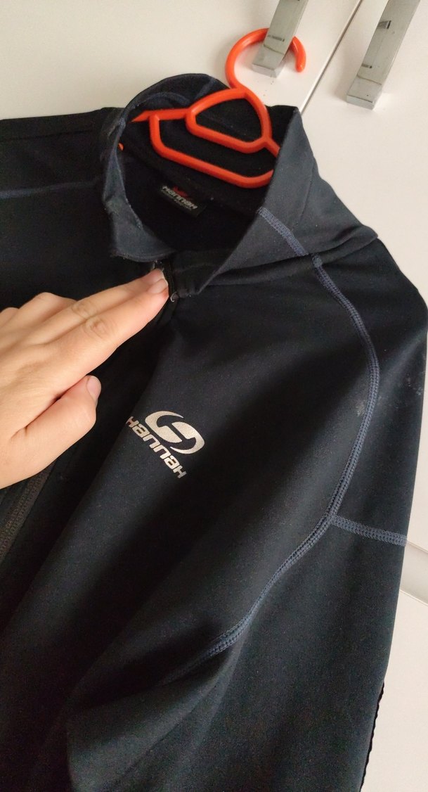 Erkek Siyah Fermuarlı Yüksek Yakalı Sweatshirt - Görsel 3