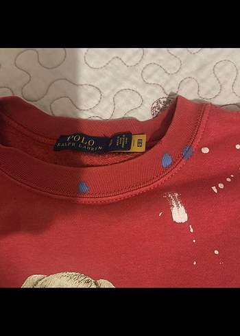 Ralph Lauren Kırmızı Polo Bear Sweatshirt - Görsel 3