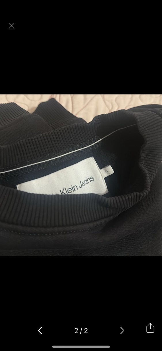 Calvin Klein Kadın Siyah Sweatshirt - Görsel 2