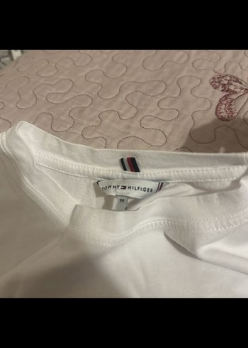 Beyaz Tommy Hilfiger Baskılı Kısa Kollu Kadın T-shirt - Görsel 2