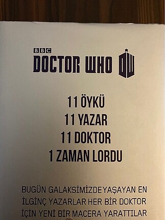  Doctor Who - 11 Doktor 11 Öykü - Ciltli