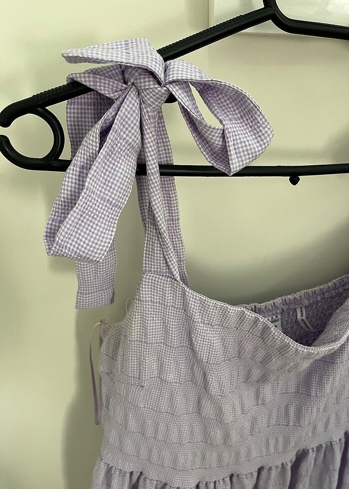 Lila elbise - Görsel 2