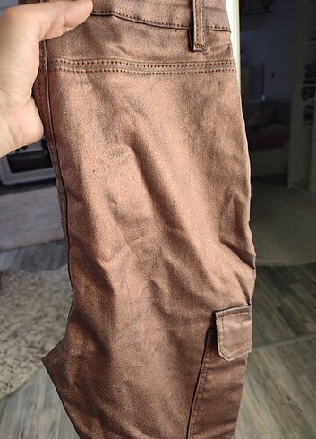 m Beden parlak pantalon