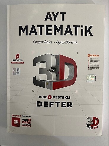 3D video destekli defter