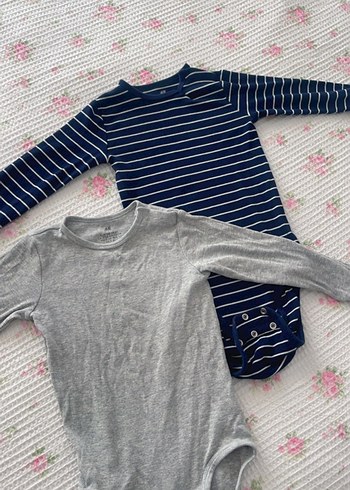 H&M uzun kollu body zıbın 3-4 yaş