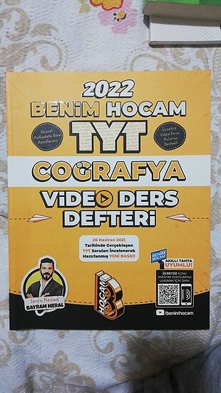 BENİM HOCAM TYT COĞRAFYA VİDEO DERS DEFTERİ 