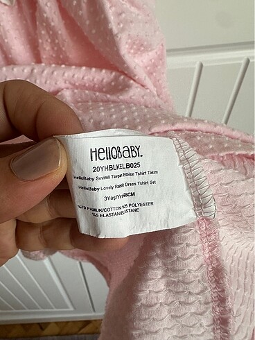 HelloBaby Pembe Elbise hellobaby
