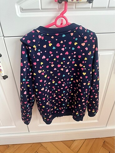4 Yaş Beden Fermuarlı üst sweatshirt