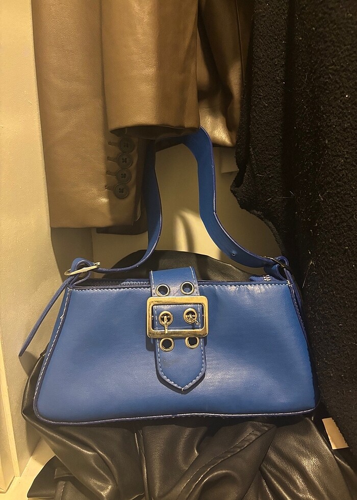 Lacivert çanta - Görsel 2