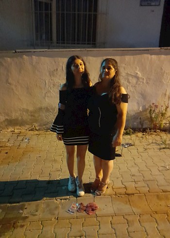 s Beden siyah Renk Siyah Çizgili Midi Goth Elbise