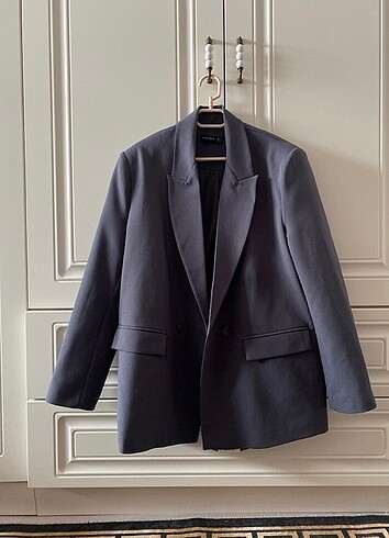 Gri blazer ceket