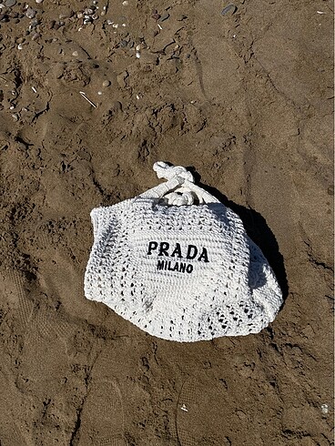 Örme prada çanta