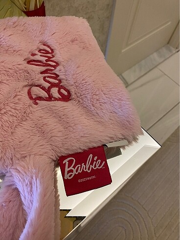 Beden Pembe peluş barbie portföy çok amaçlı çanta