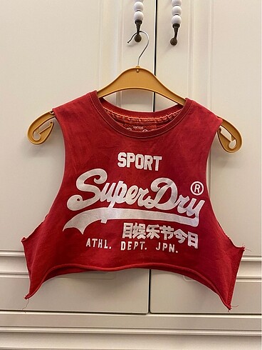 Superdry kırmızı üst