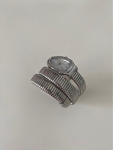 Bvlgari yılan model gümüş saat
