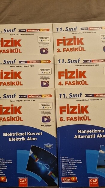  11.sınıf fizik çap yayınları fasikulleri